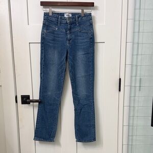 PAIGE Yoke Style Classic Blue Jeans
